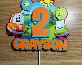 Go! Go! Cory Carson cake topper