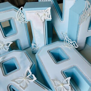 Butterfly 3D Letter| 3D letter for decorations| Butterfly 3D Letter party