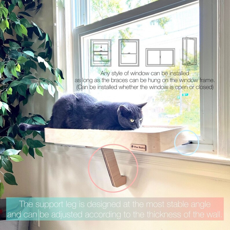 01 Cat Window Perch Cat Window Shelf Cat Window Seat Etsy