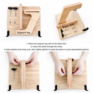 Oak Window Plant Shelf, Various shelf sizes, Easy Install, No Tools image 10