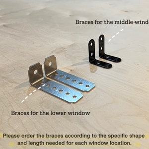 For the middle of the window, Oak Window Plant Shelf, Indoor Herb Garden, Easy Install image 11