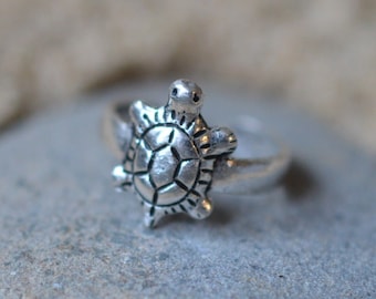 925 Sterling Silver Turtle Design Toe Ring