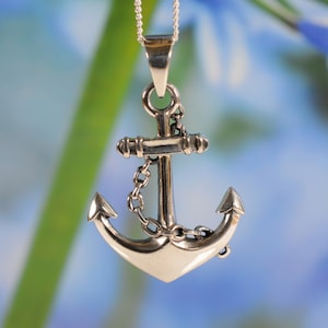Sterling Silver 925 Anchor Pendant