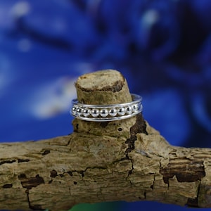 Sterling  Silver  925  Adjustable  Beaded  Toe  Ring