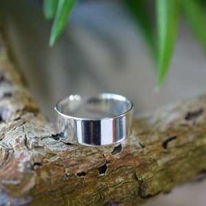 Sterling Silver 925 Adjustable 5 MM Band Toe Ring image 1