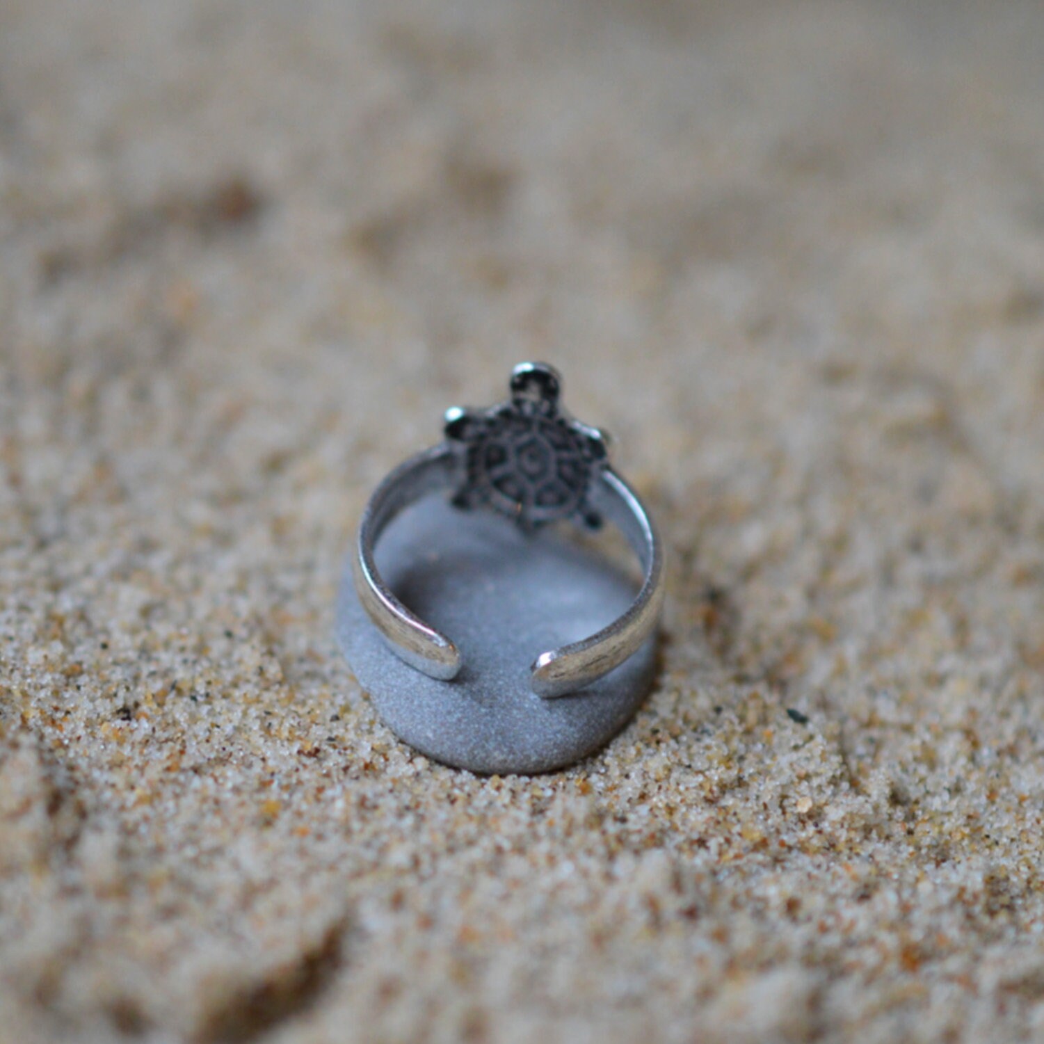 Anello Girevole In Argento Sterling A Forma Di Tartaruga - Foto 3