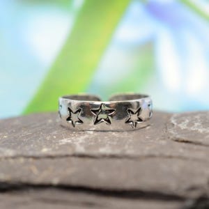 Tåring i sterlingsilver 925 med nattstjärnor