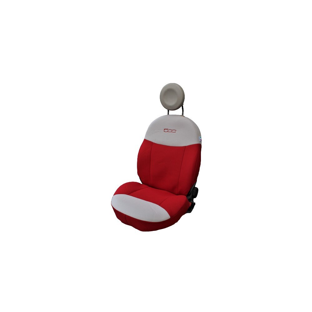 Italfodere Sitzbezüge passend für Fiat 500 Komplettset (Rot/Ecrù) :  : Auto & Motorrad