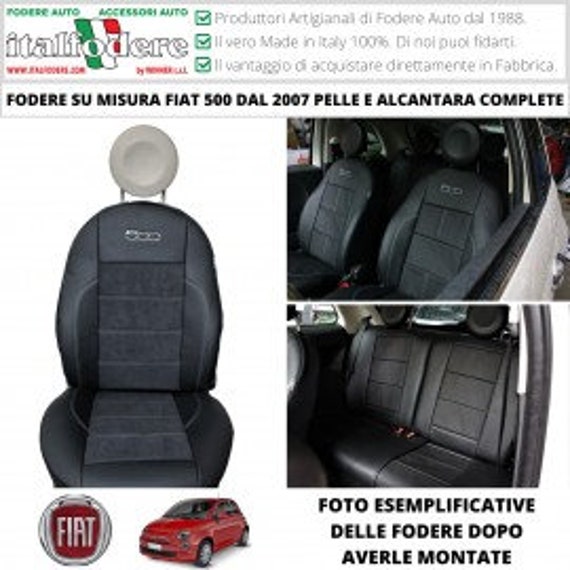 Sitzbezüge aus echtem Leder und ALCANTARA Customized For Fiat -  Schweiz