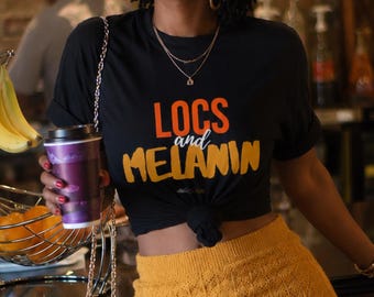Locs och Melanin-tröja, Dreadlocks Loc Life, Black Culture-tröja