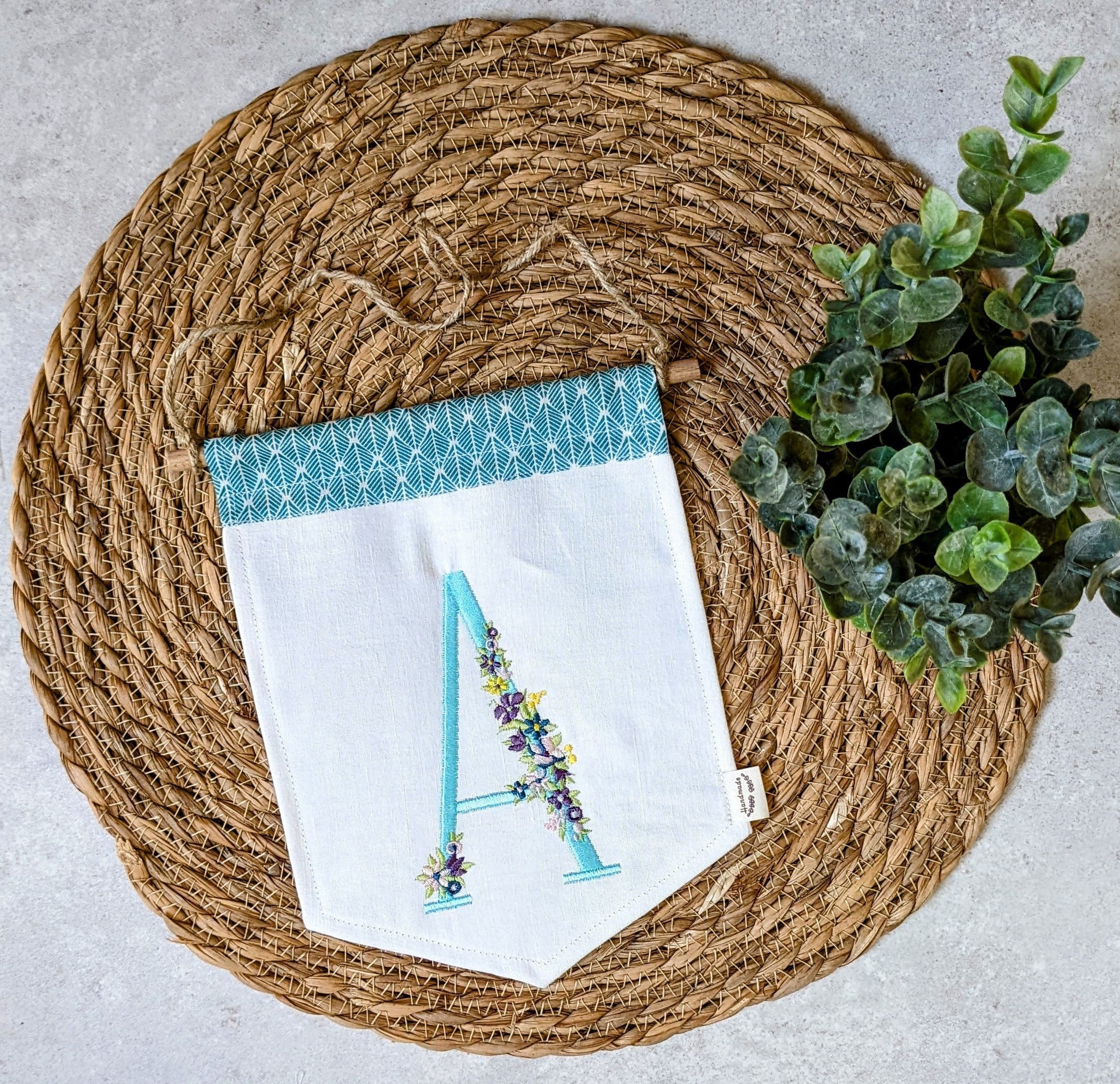 Fanion/ Bannière Personnalisée Brodée