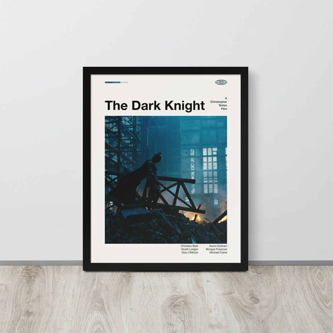 Posterazzi The Dark Knight Movie Poster Framed Print