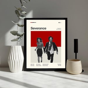 Severance Mid Century Movie Poster / Mid Century Film Poster / Minimalist Movie Poster / Digital Download / Printable Wall Art Poster