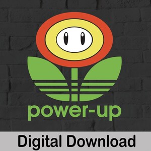 Power Up Blume Vektor, SVG und PNG Dateien, 5 Ebenen Clip Art