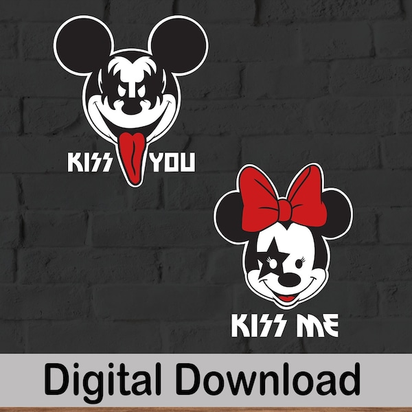 Rock And Roll Maus svg png, Digitaler Download, lustiges svg, Paar svg, Rock svg, Rock Hand svg, magische Familie svg