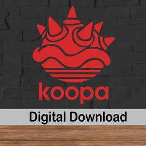 King Koopa Stencil - Etsy UK