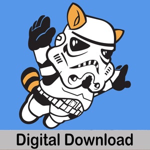 Engraçado Super Trooper svg, Super Stormtrooper svg png, Download digital, Engraçado svg, Desenho animado svg