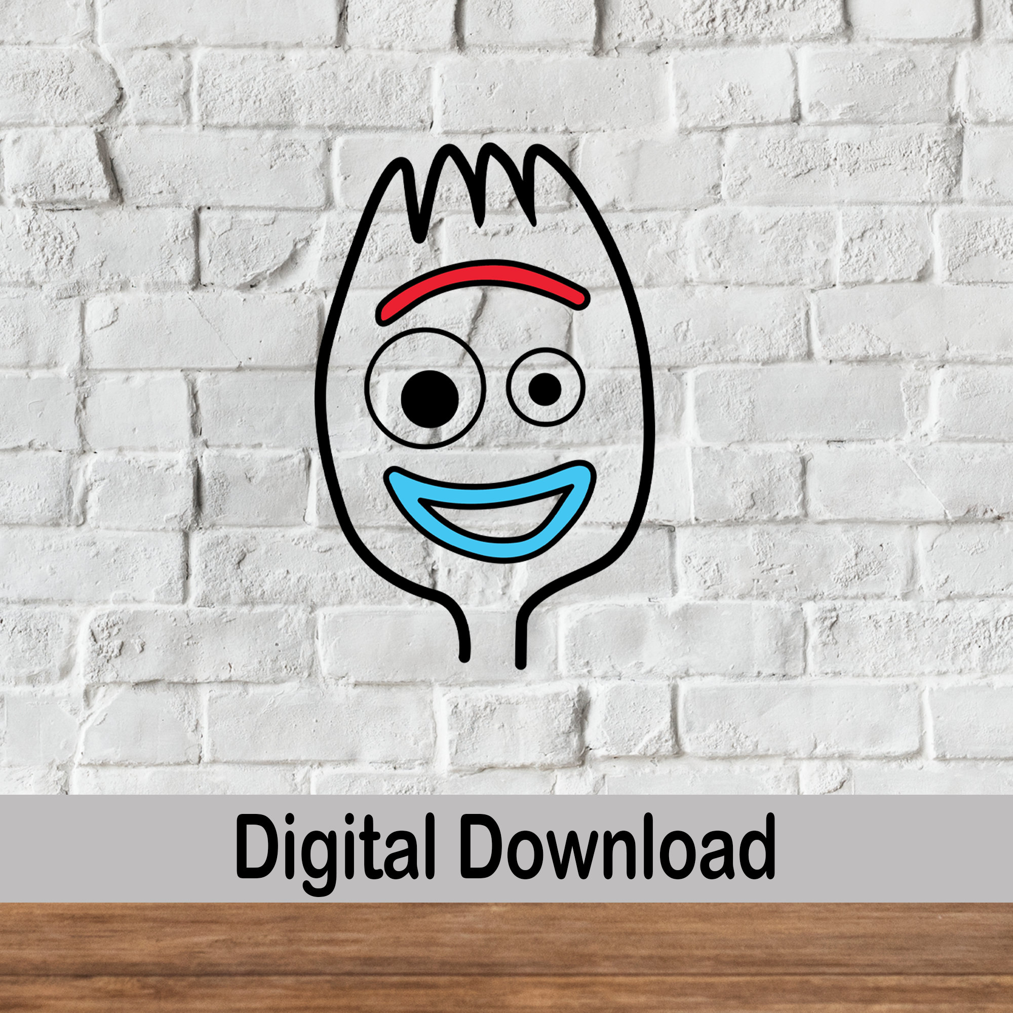 Forky Svg Forky Face Svg Forky Clipart Toy Story Svg - Etsy Norway