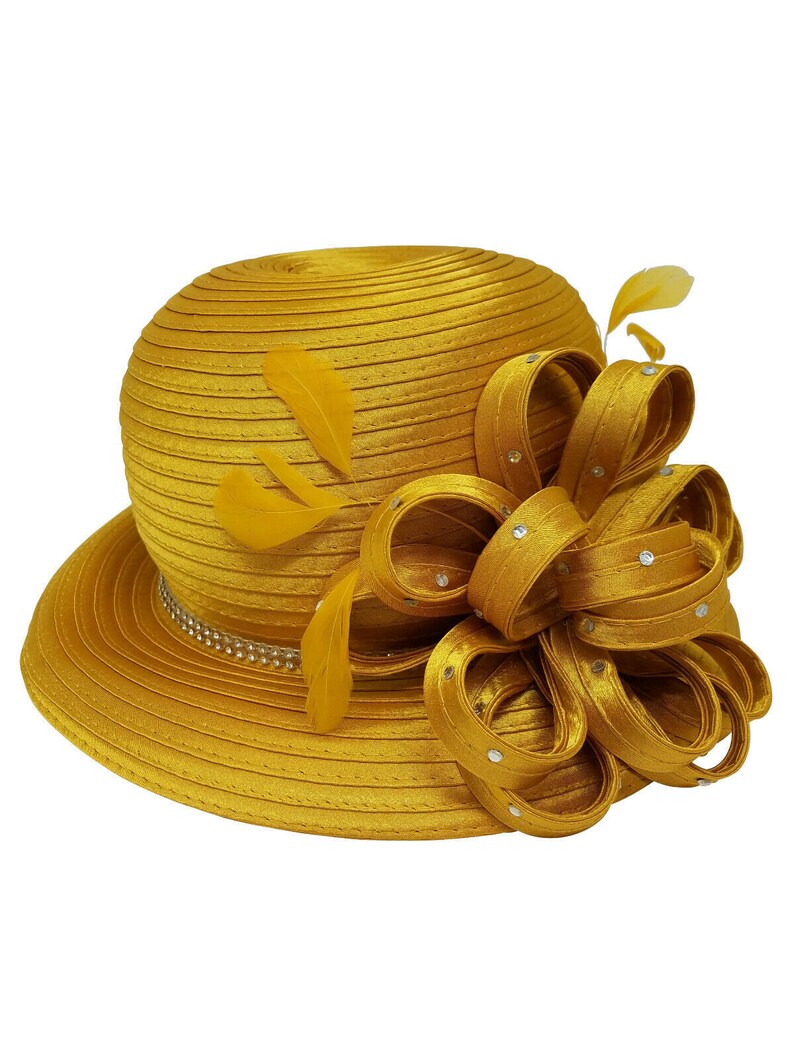 New Fancy Dress Hat Church Hat Derby Hat Satin Hat Wedding Hat Party