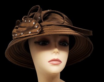 Small Brim Fancy Hat - Etsy