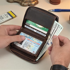 Satch Wallet With Coin Compartment & Viewing Window - Organizer For Notes, Cards, Coins, Ideal For School & Daily Use - View #7