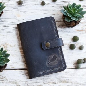 Billetera de cuero, Billetera de cuero, Billetera de cuero personalizada, Billetera de cuero minimalista, Billetera de cuero gris, Billetera personalizada, Tarjetero gris