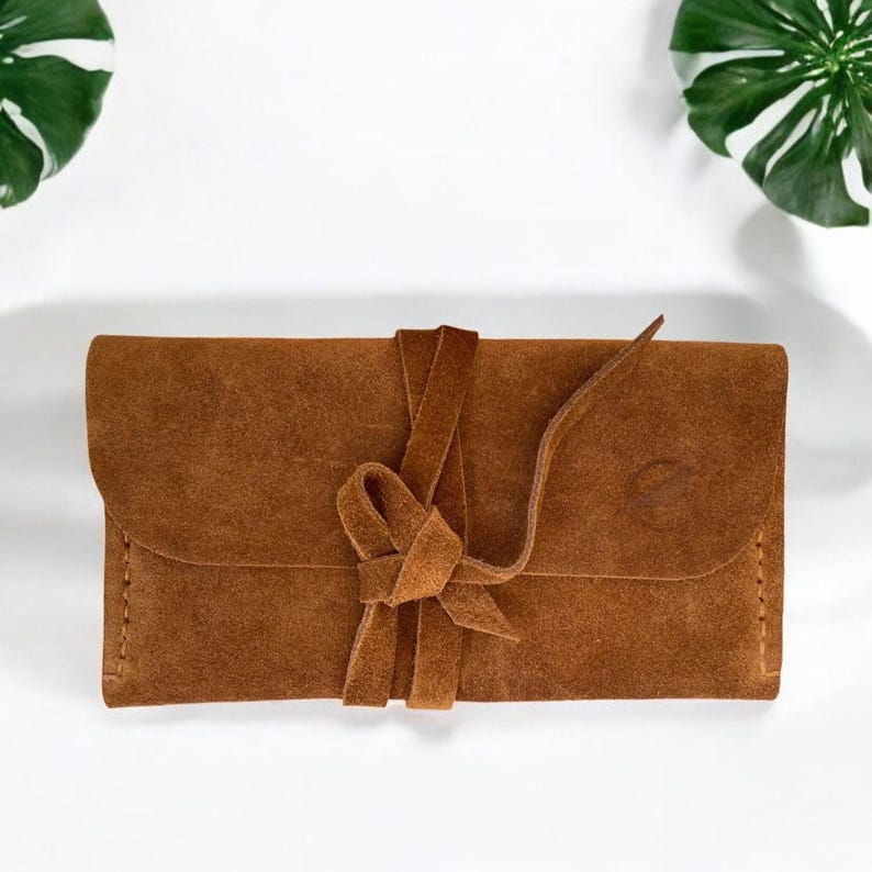Suede Leather Wallet, Brown Suede Leather Wallet, Long Leather Wallet, Personalized Leather Wallet Soft Touch Leather Wallet, Leather Wallet, leather waller for women, long suede leather wallet, handmade leather, handmade suede leather wallet
