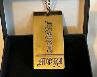Memento Mori Necklace | Pendant | Jewelry | Gold Necklace | Brass Necklace | Silver Necklace | Abstract Fashion | Earrings | Rings | Charm