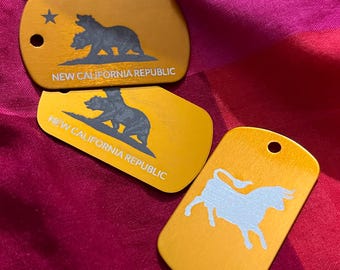 Video Game Factions Dog Tags | Enclave | California Republic | Legion | New Las Vegas