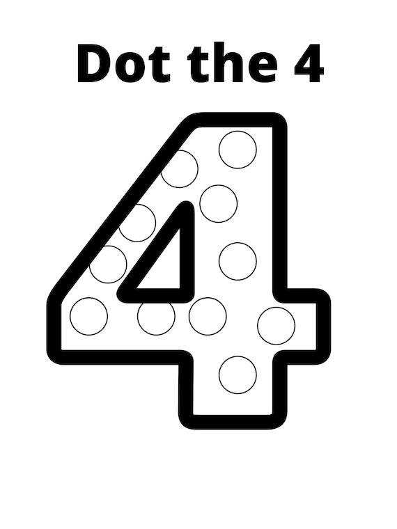 Dot the 4 Digital Download | Etsy