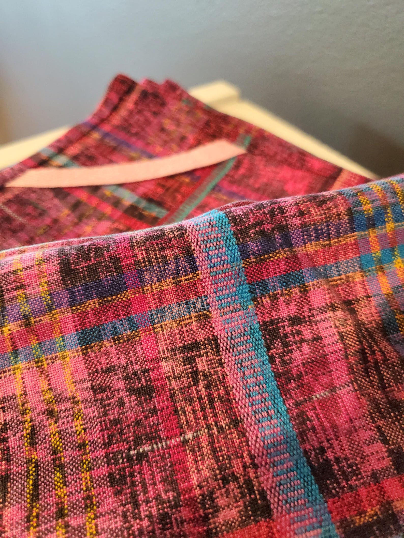 Our Bestselling Boho-style Tea Towel - Raspberry Pink. Made From ...