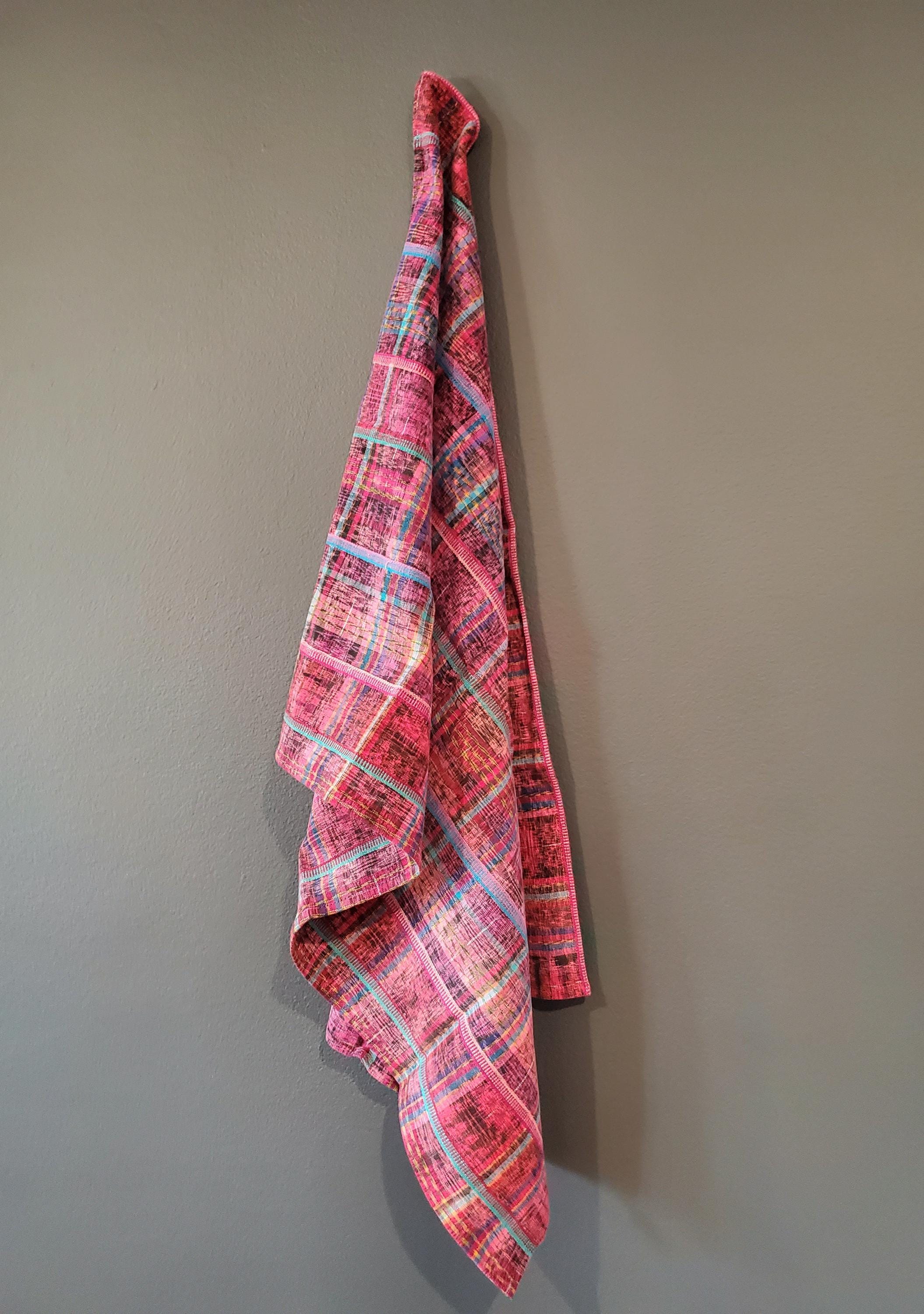 Our Bestselling Boho-style Tea Towel - Raspberry Pink. Made From ...