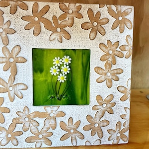 Fused Glass Daisies
