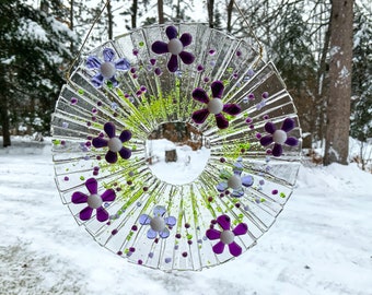 Fused Glass Wreath