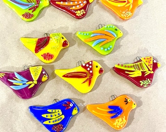 Whimsical Bird Ornaments