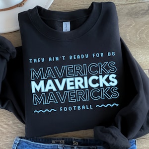 Mavericks Football svg/Mavericks School Mascot/Maverick Travel Ball Team/Football Mom/Mavericks Mom/Cute Mavericks Shirt/Mavericks Logo