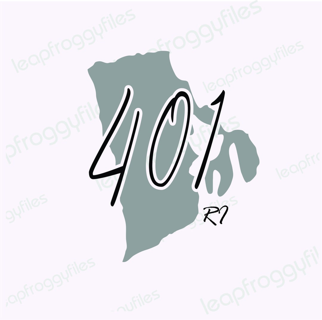 Rhode Island area code 401 Area Code 401 svg file/svg png eps