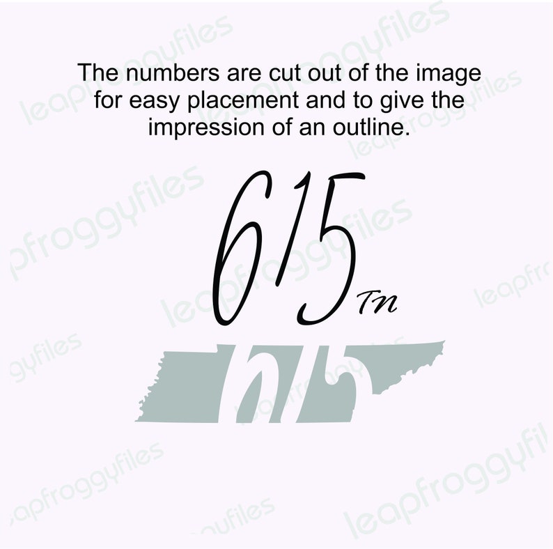 Tennessee Area Code 865 Area Code 865 Svg File/svg Png Eps Dxf ...