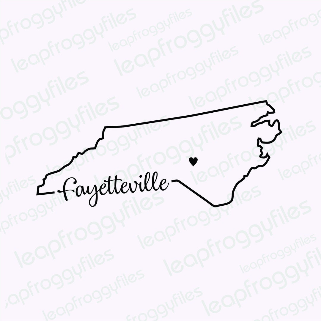 Fayetteville North Carolina Svg File/fayetteville Nc Pride/state of