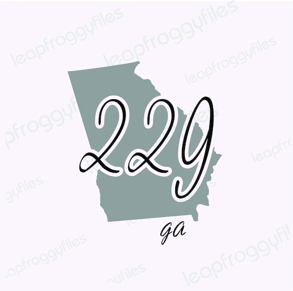 とことこ(ᵔᴥᵔ)ページ Georgia Area Code 229 Area Code 229 Svg File/svg Png Eps Dxf