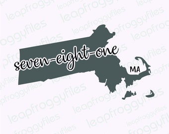 マサチューセッツ州市外局番 781/エセックス郡 ノーフォーク郡