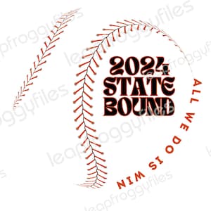 Baseball Softball State Championship Ring Sport Cut File Sports Mom Regionals Playoffs State Champions Conference Champs Wettbewerb Shirt