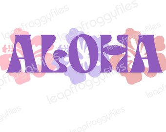 Havaí, svg, aloha, arquivo cortado, férias verão, na moda, camisa aloha, flor hibisco, férias tropicais, praia, nadar, palmeira, aloha Clipart