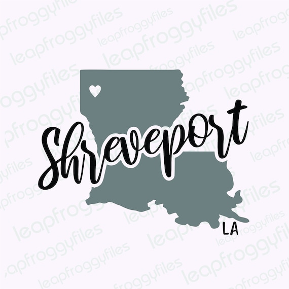 City of Shreveport Louisiana Svg File/shreveport Louisiana Etsy