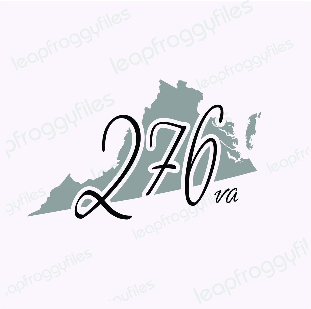 Virgina Area Code 276 Area Code 276 Svg File/svg Png Eps Dxf/virginia ...