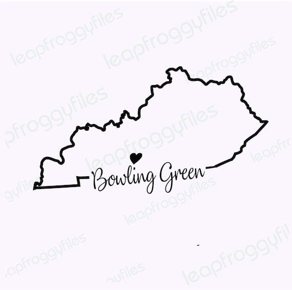 City of Bowling Green Kentucky Svg File/bowling Green Etsy