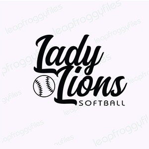 Lady Lions softboll/Lady Lions maskotsport/Lady Lions softboll för gymnasiet/Lady Lions softboll för universitet/Lady Lions maskotfotbollsmammaskjorta