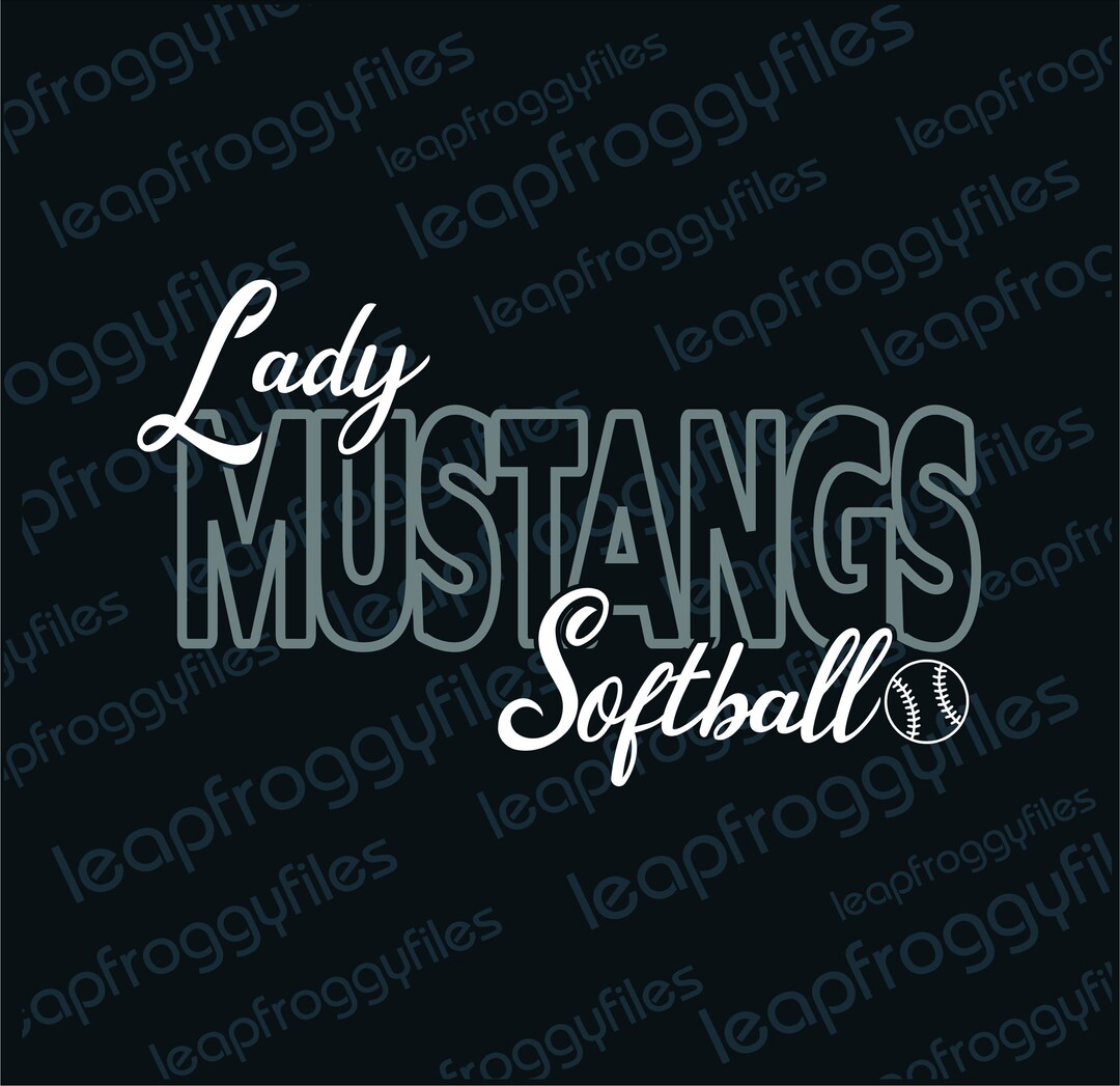 Lady Mustangs Softball/lady Mustangs Mascot Sports/lady Mustangs High