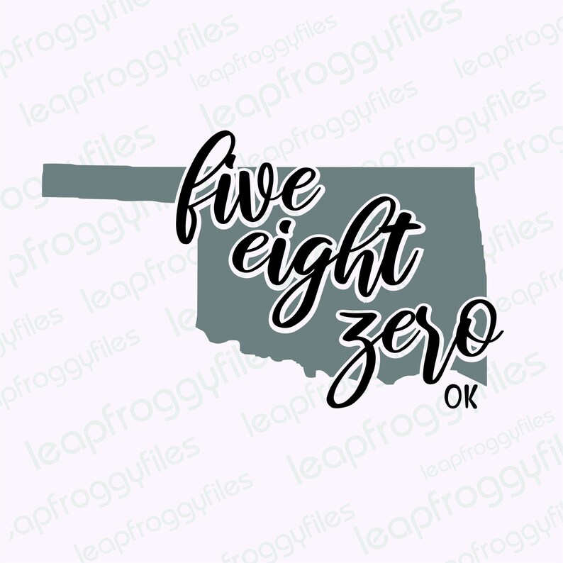 Oklahoma Area Code 580/cado Clinton Fort Towson Boswell Zip Etsy