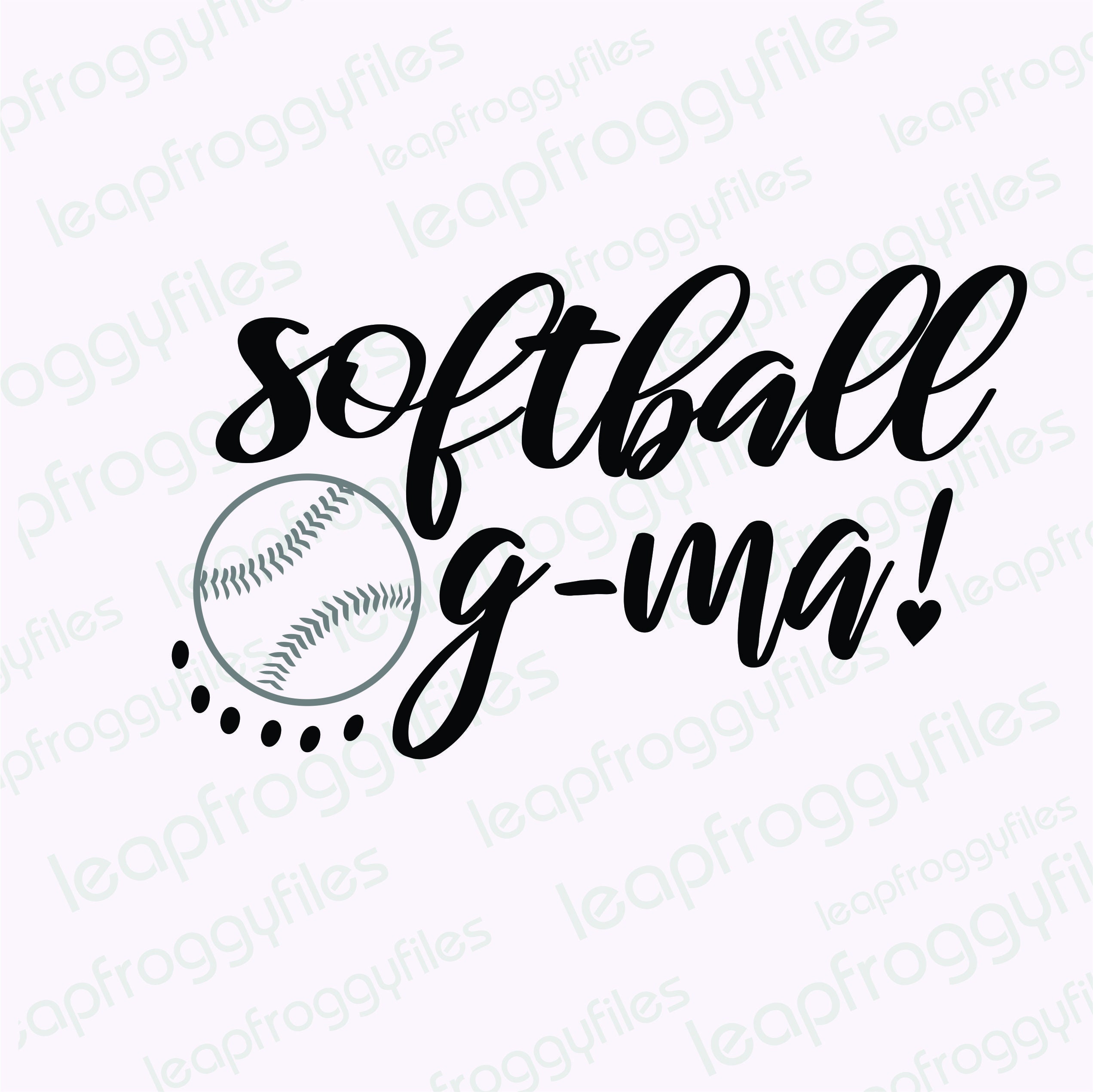 Softball Gma Gma Svg File for Cricut/softball Gma G'ma Shirt